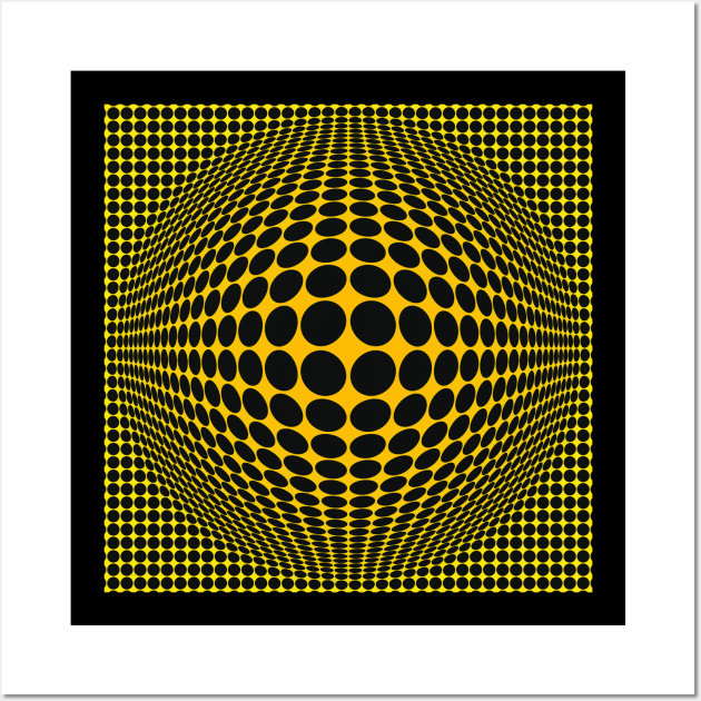 Homage to Vasarely Wall Art by MichaelaGrove